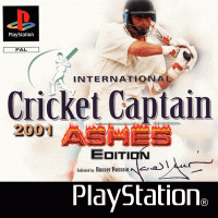 International Cricket Captain 2001 Ashes Edition PAL Playstation PAL box art